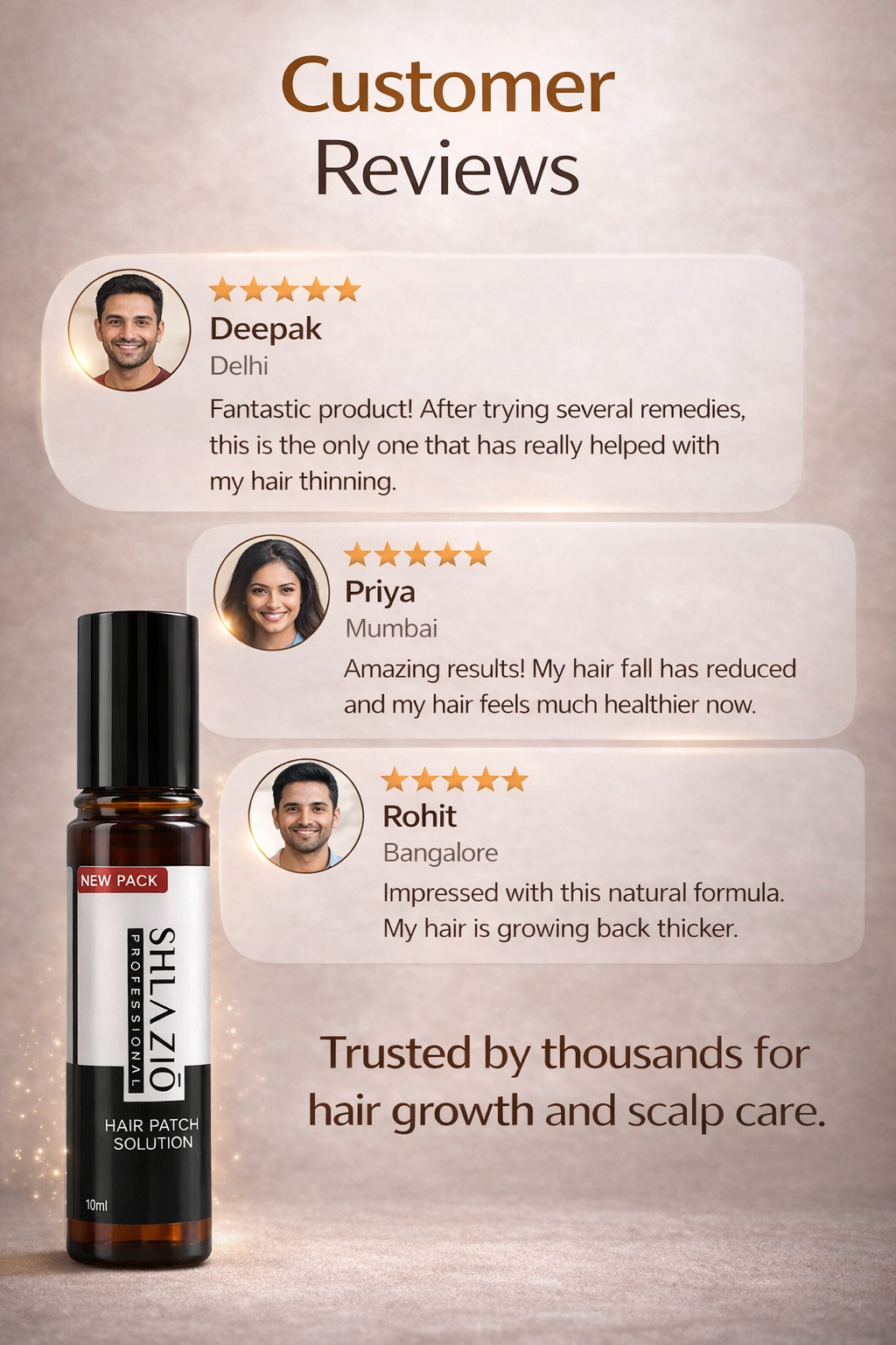 Alopecia Repair Hair Patch Roll